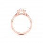 Swirling Diamond Ring