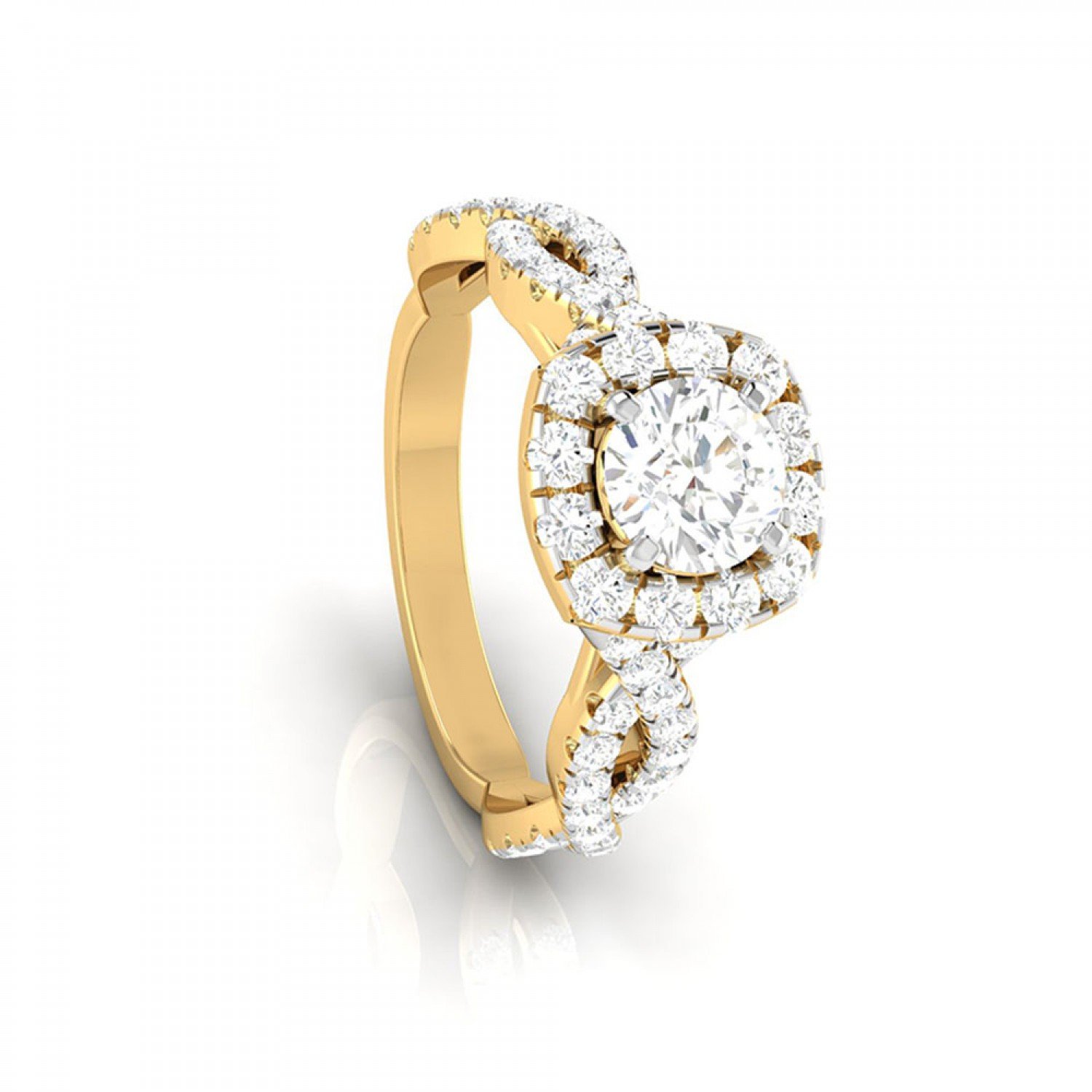 Swirling Diamond Ring Swirling Diamond Ring
