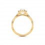 Swirling Diamond Ring