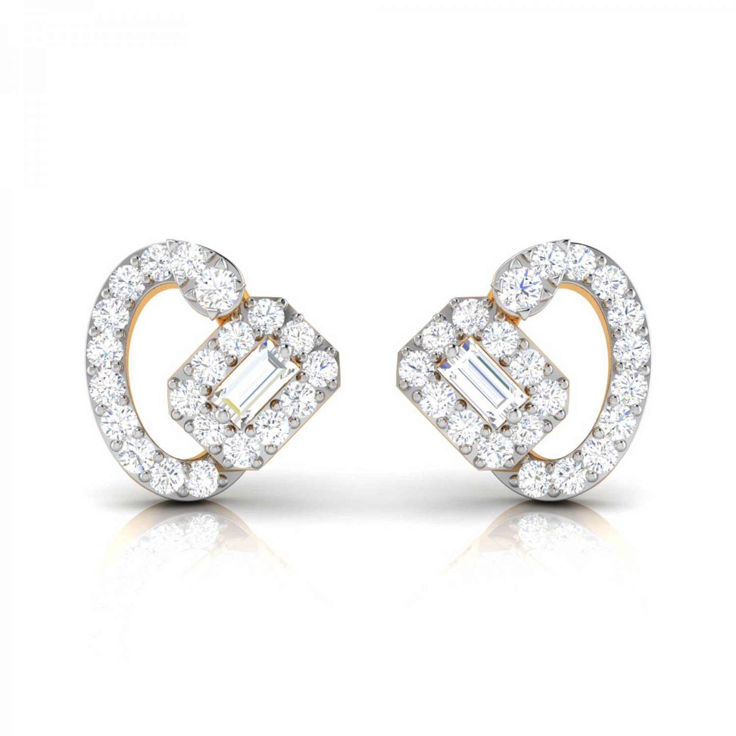 Floral Diamond Earrings Floral Diamond Earrings