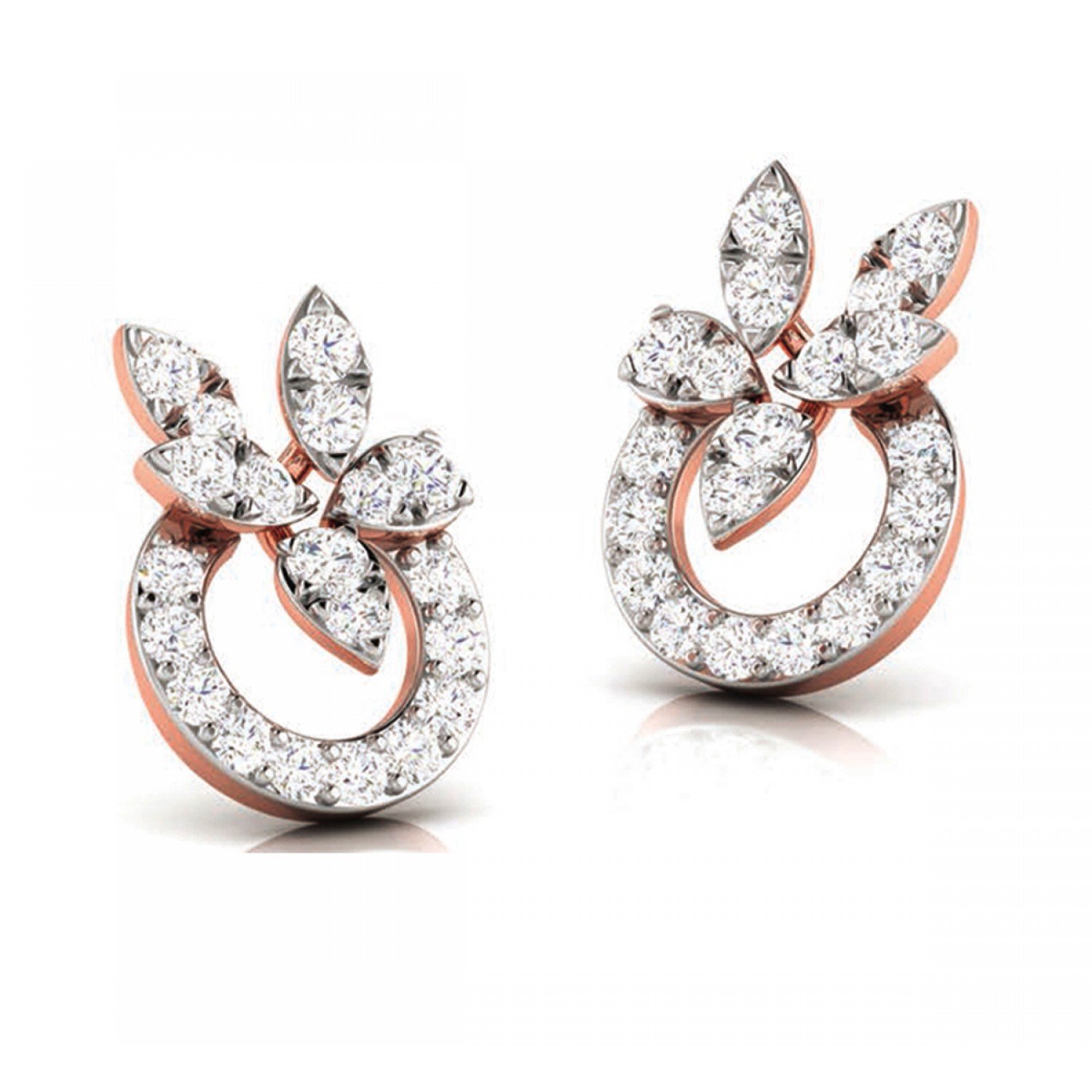 Mirage Looped Diamond Earrings Mirage Looped Diamond Earrings