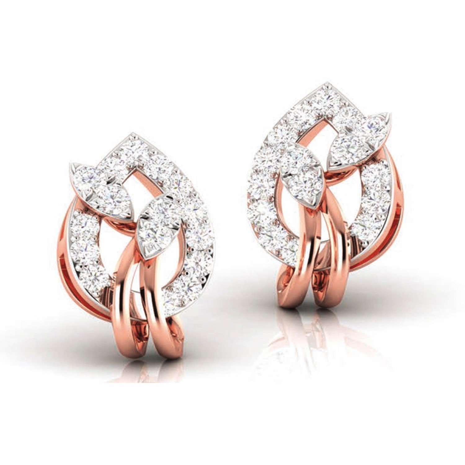 Mirage Twist Diamond Earrings Mirage Twist Diamond Earrings
