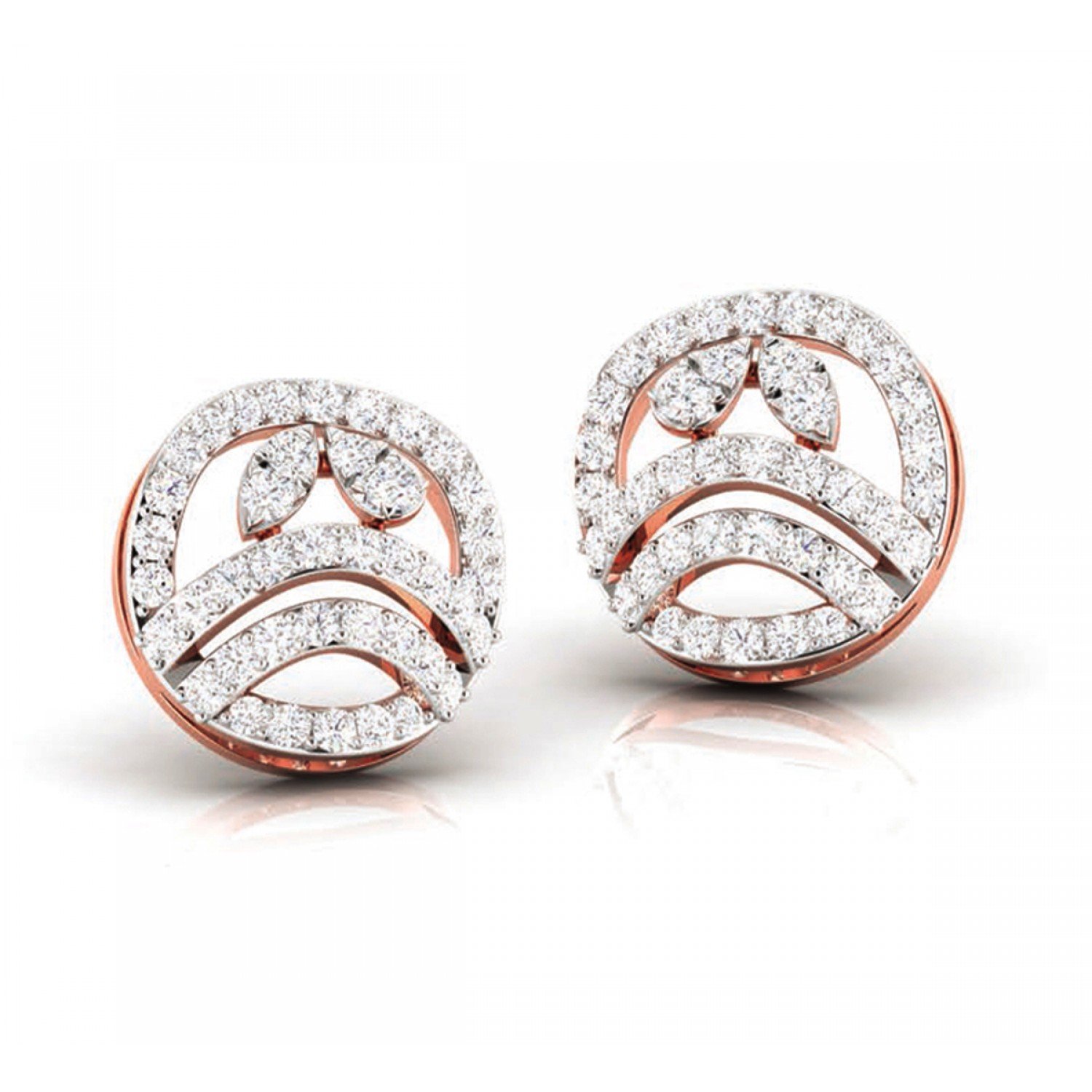 Eisha Twist Diamond Earrings Eisha Twist Diamond Earrings