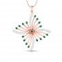Ovate Desire Diamond Pendant