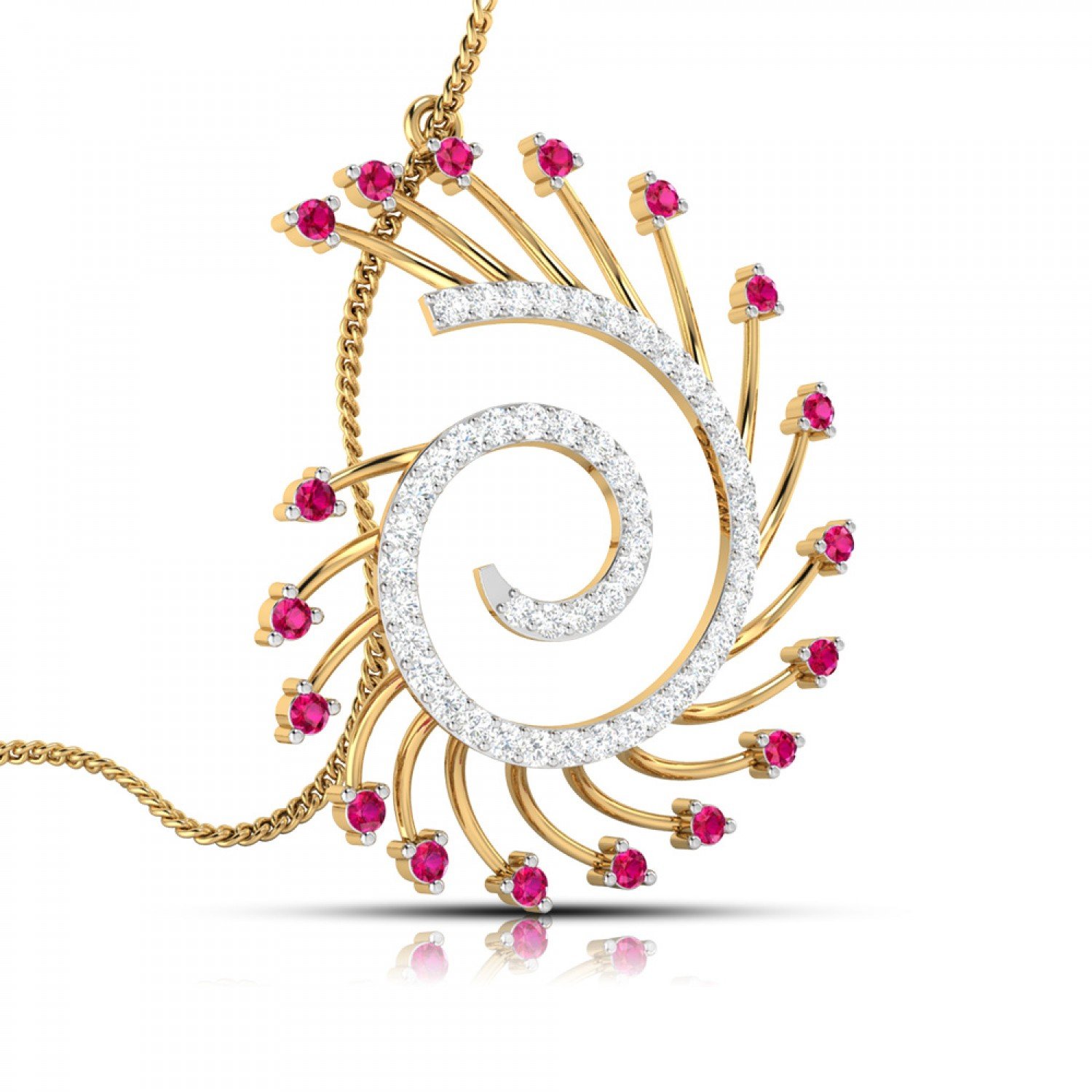 Trio Cutout Diamond Pendant Trio Cutout Diamond Pendant