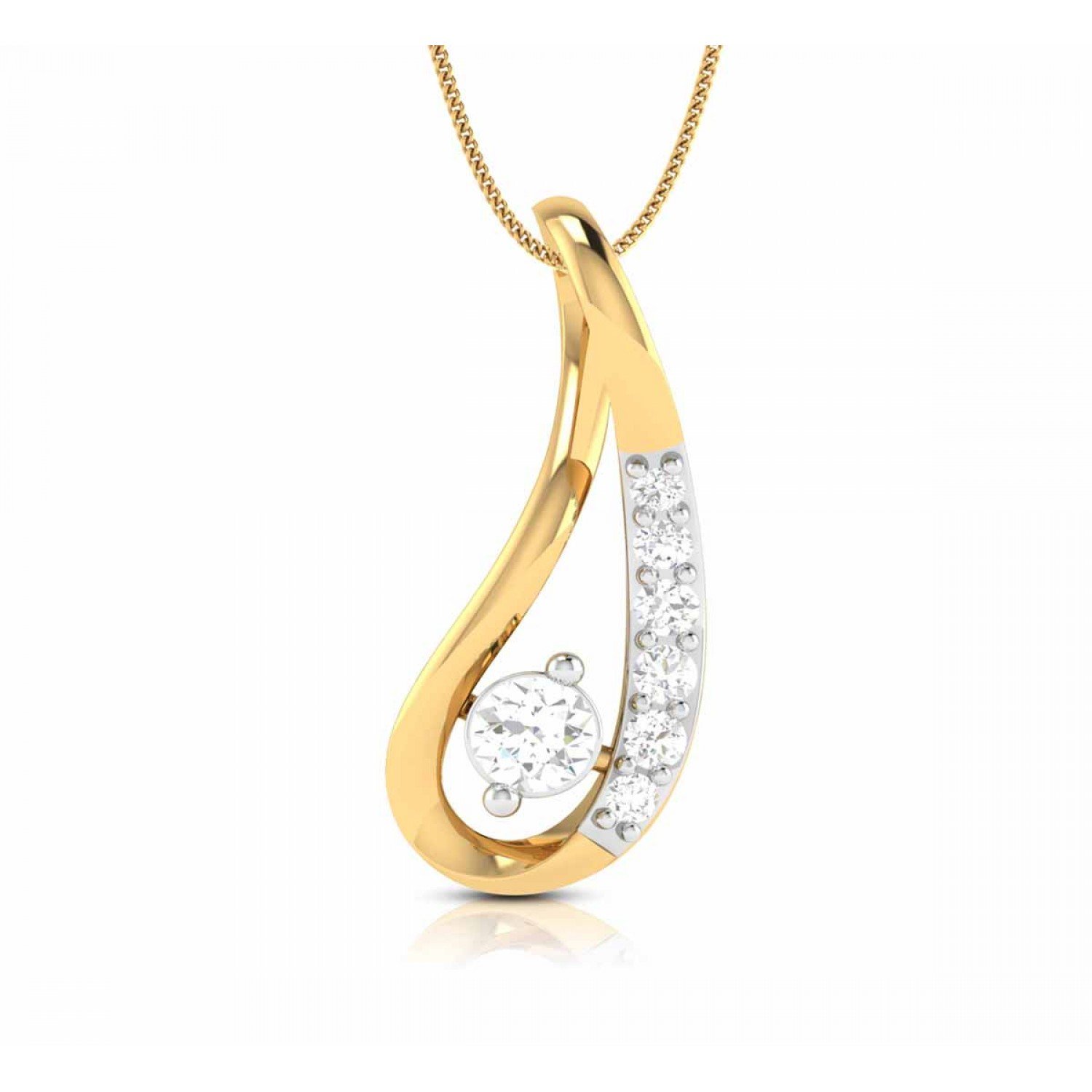 Abela Daffodil Diamond Pendant Abela Daffodil Diamond Pendant