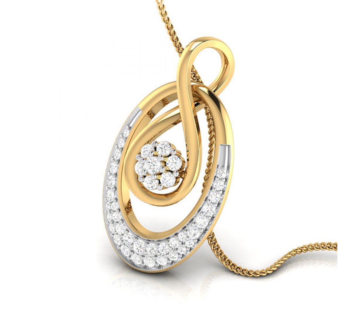Oriole Semra Diamond Pendant