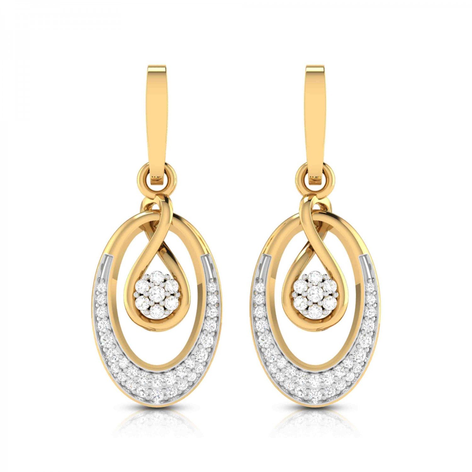 Pixel Sway Diamond Earrings