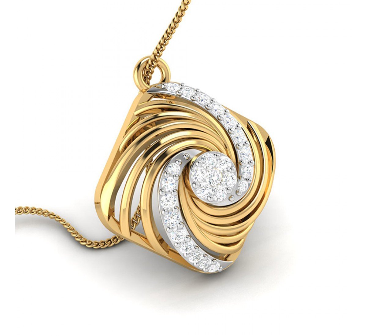 Oriole Mirage Diamond Pendant
