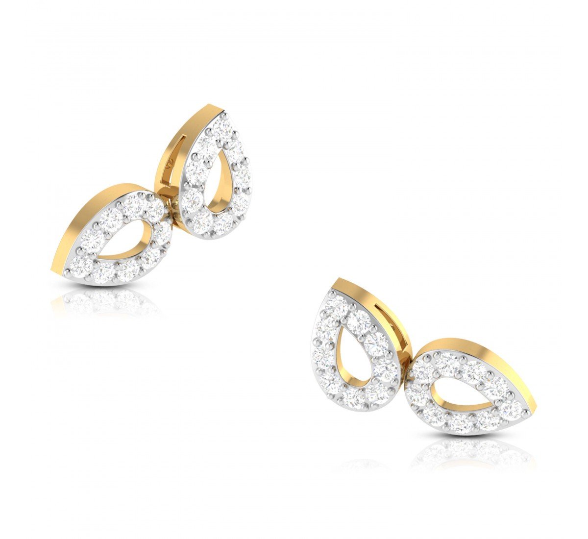 Falling Diamond Earrings