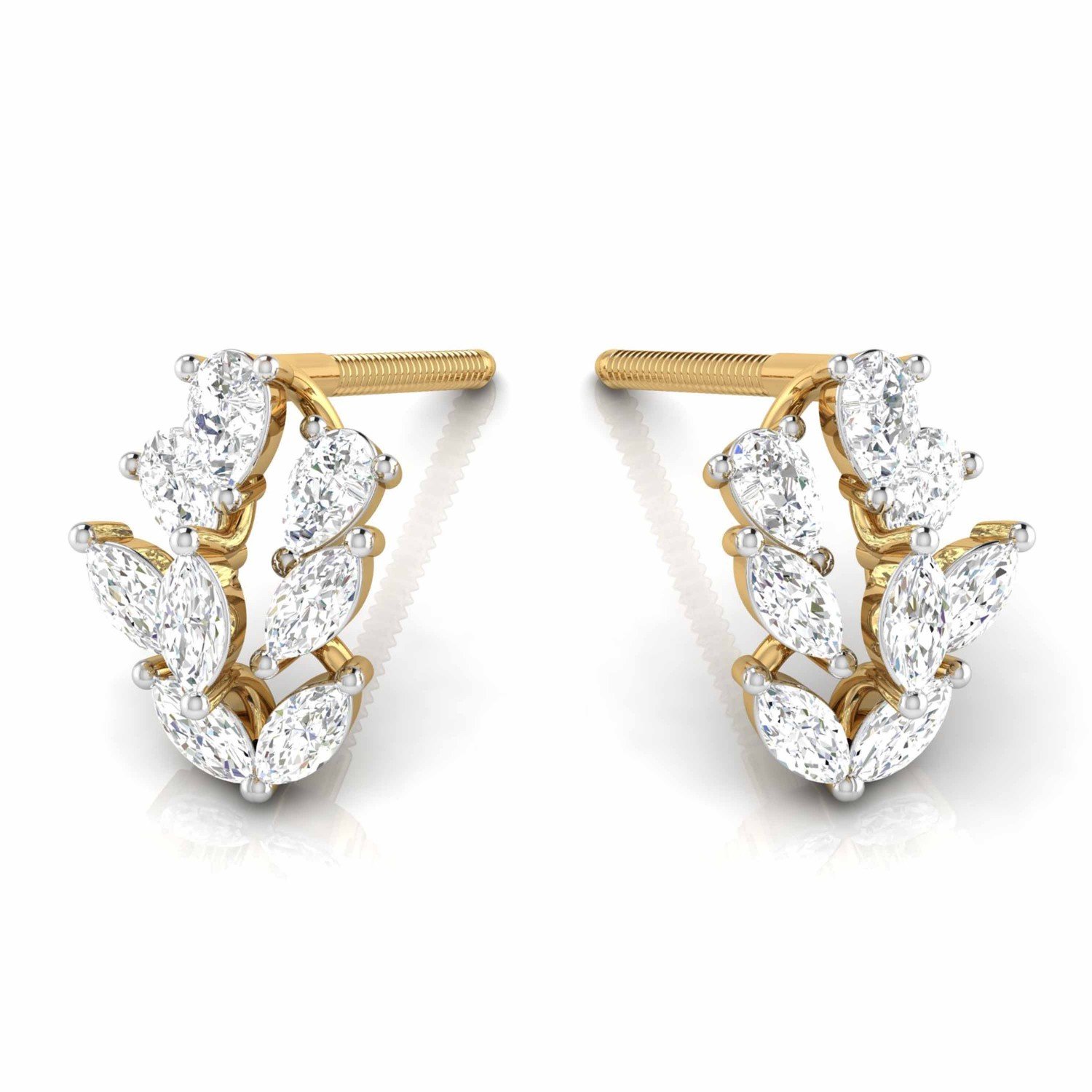 Glazing Aloft Diamond Earrings Glazing Aloft Diamond Earrings