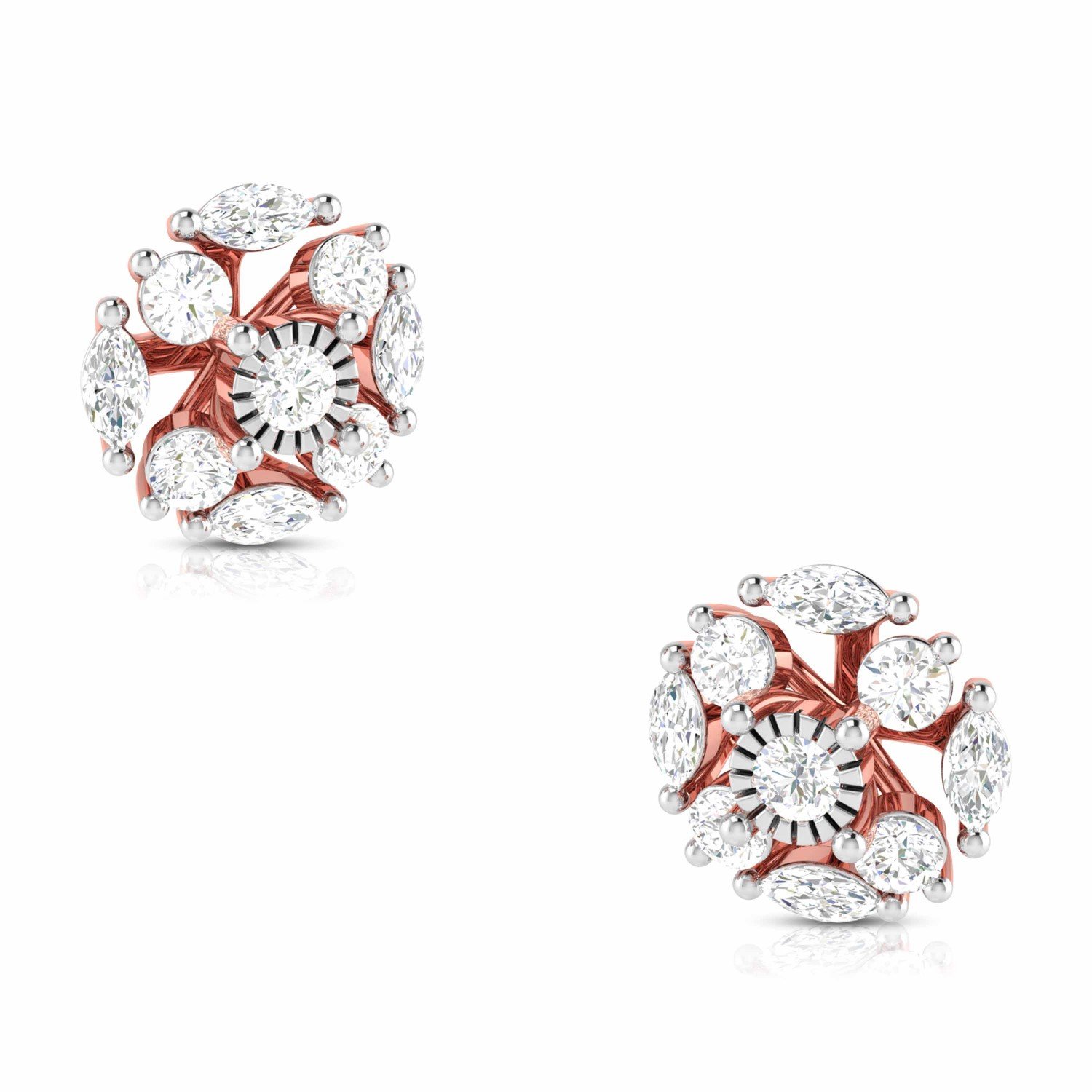 Noa Pixel Diamond Earrings Noa Pixel Diamond Earrings