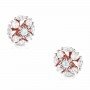 Noa Pixel Diamond Earrings