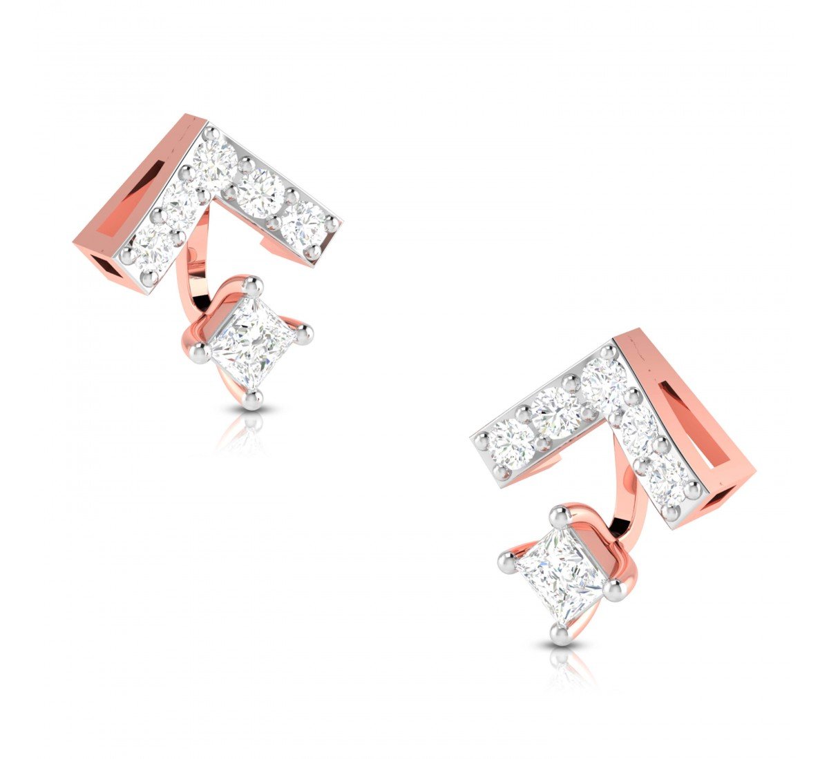 Dove Fancy Diamond Earrings