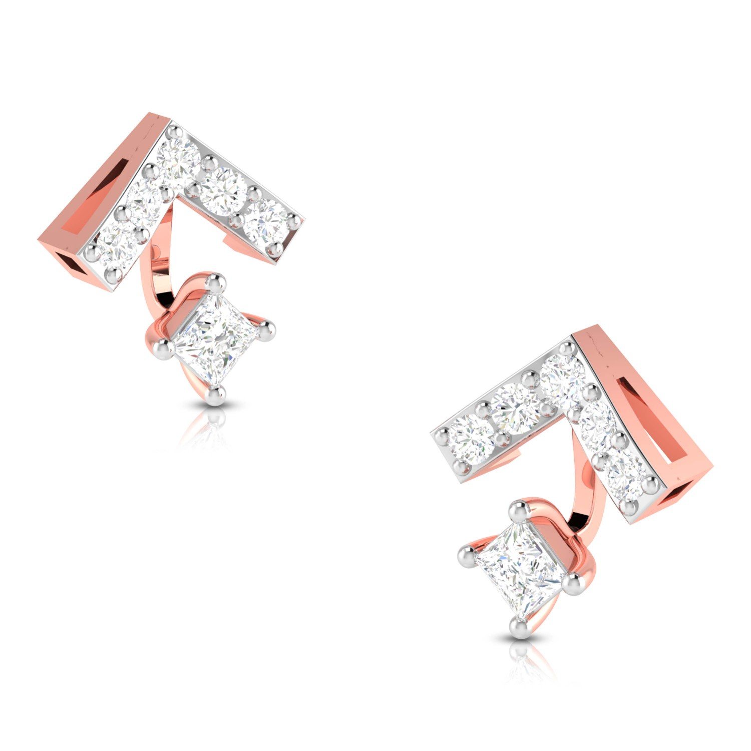 Dove Fancy Diamond Earrings Dove Fancy Diamond Earrings