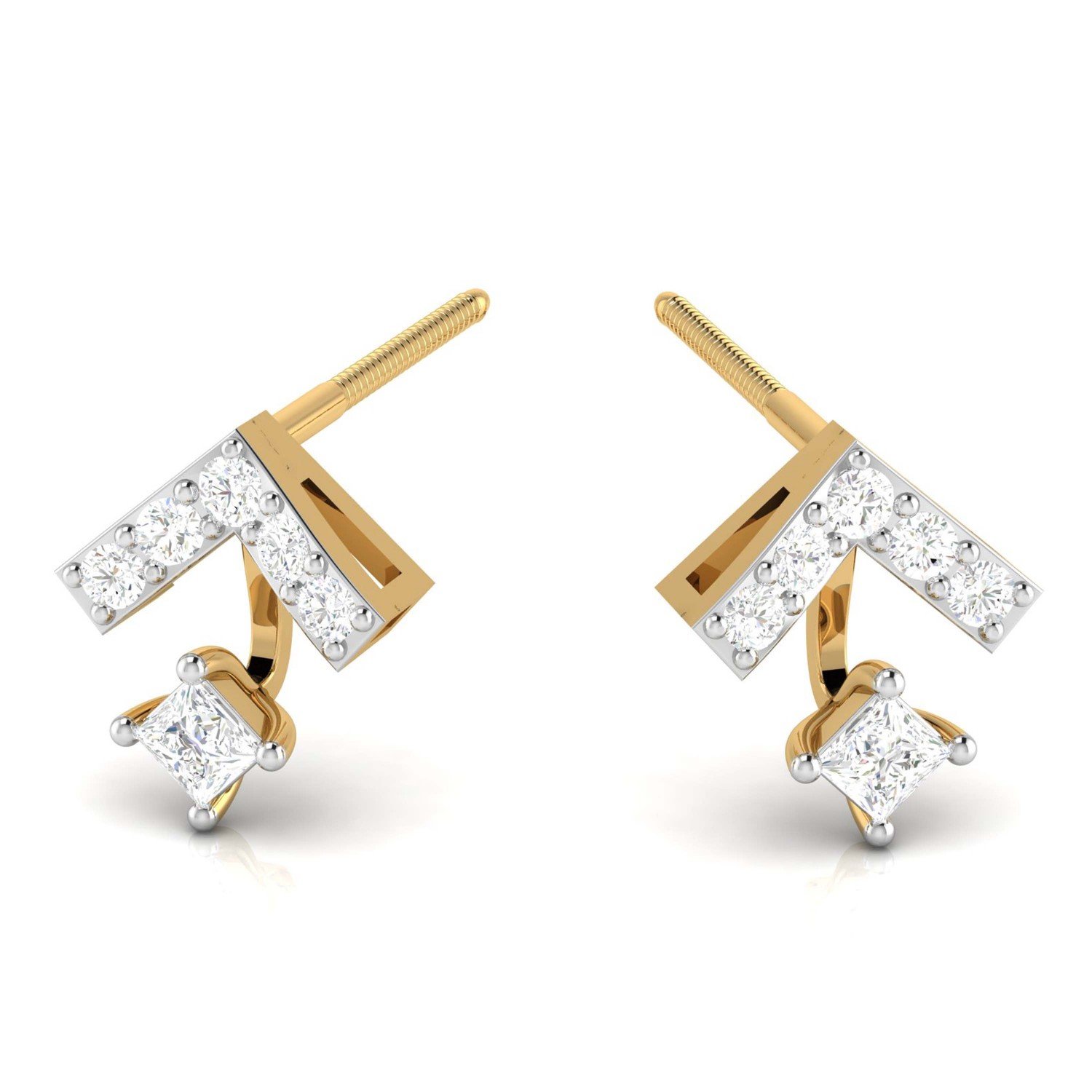 Dove Fancy Diamond Earrings Dove Fancy Diamond Earrings