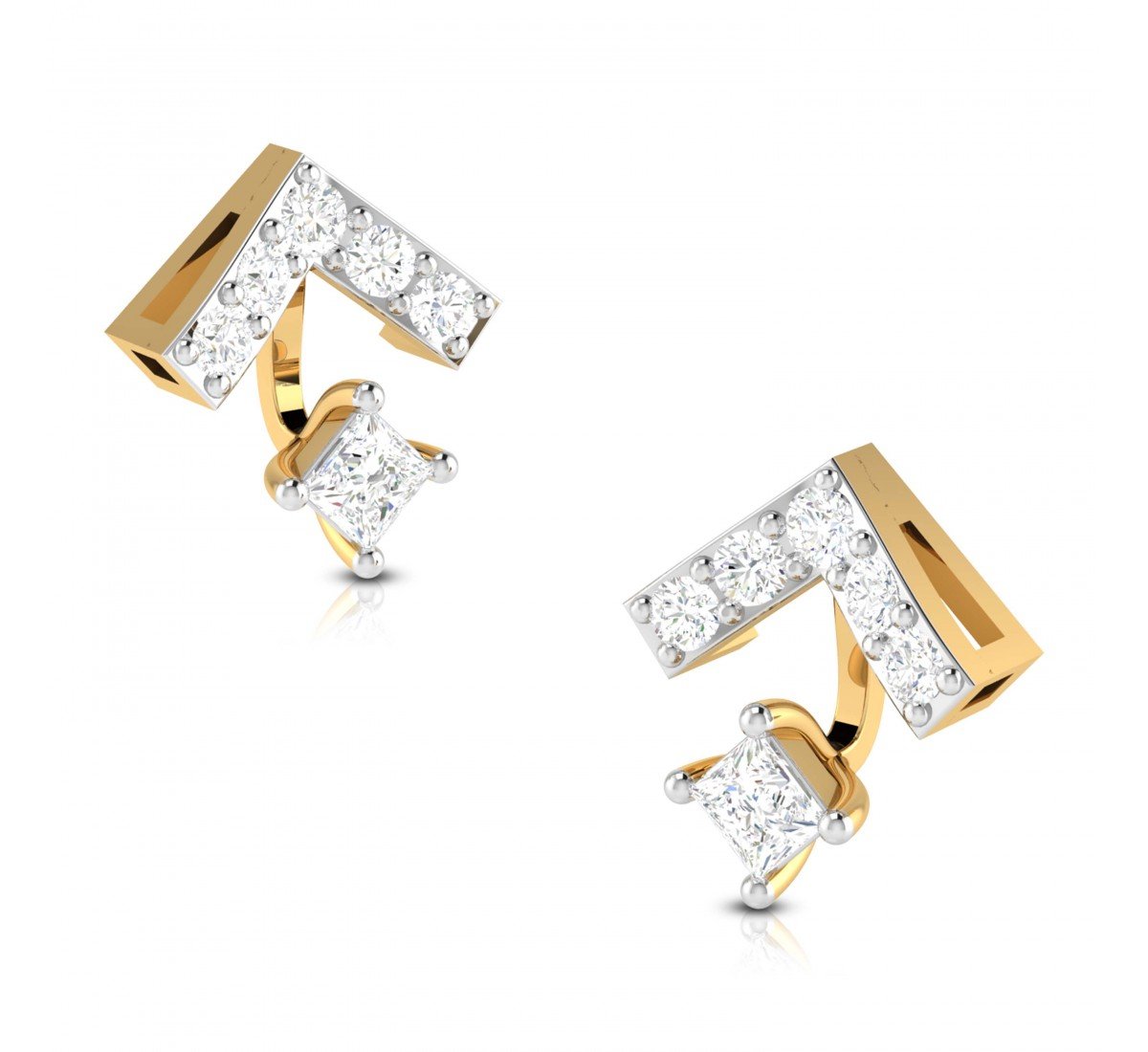 Dove Fancy Diamond Earrings