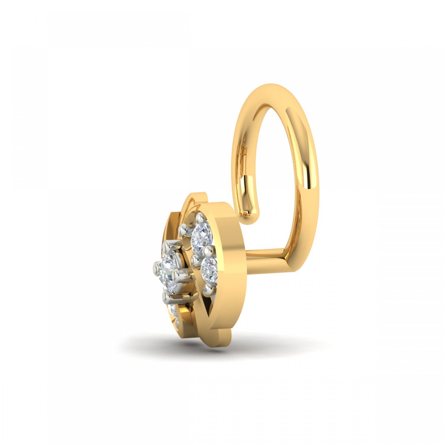 Hexa Glam Diamond Nose Pin