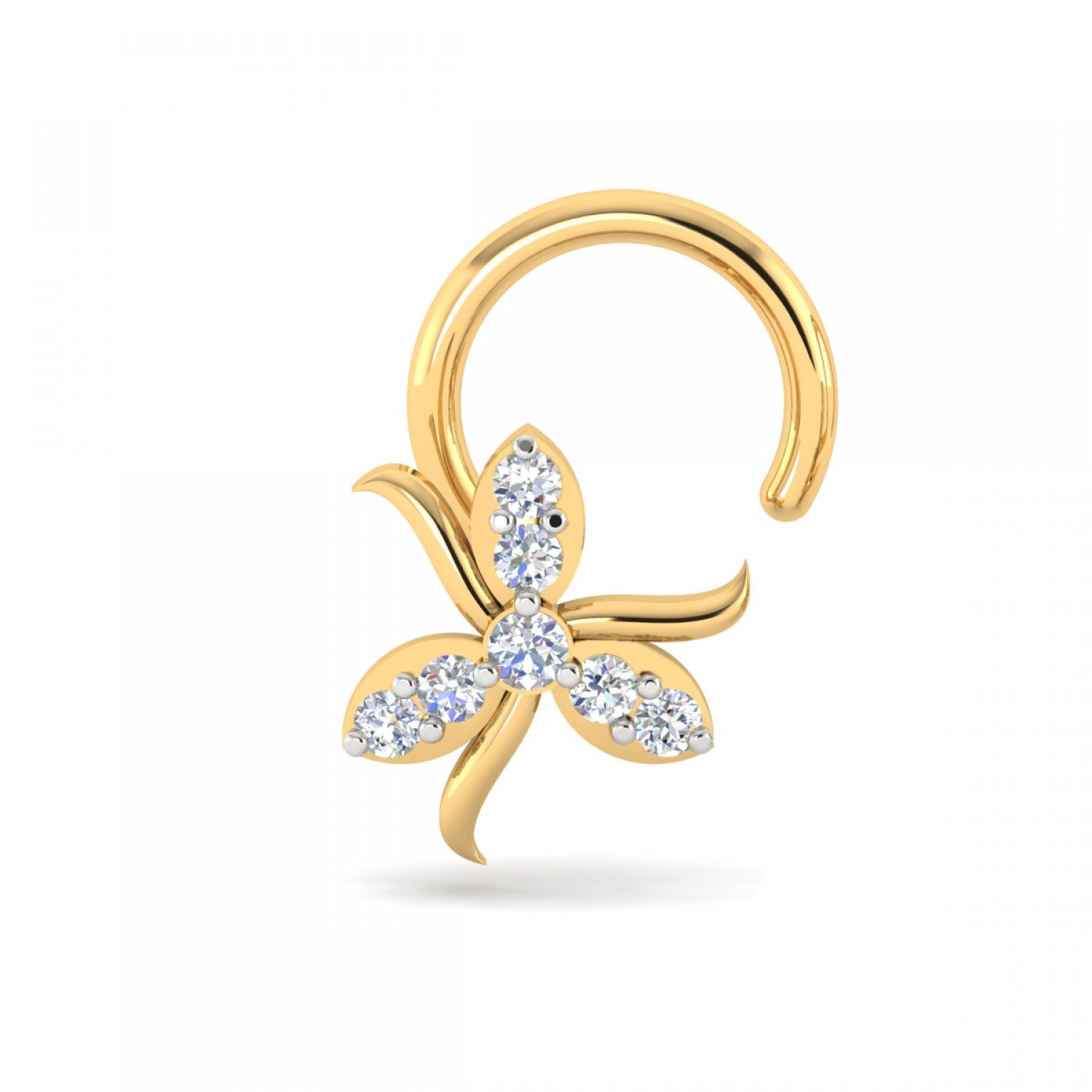 Cosy Posy Diamond Nose Pin