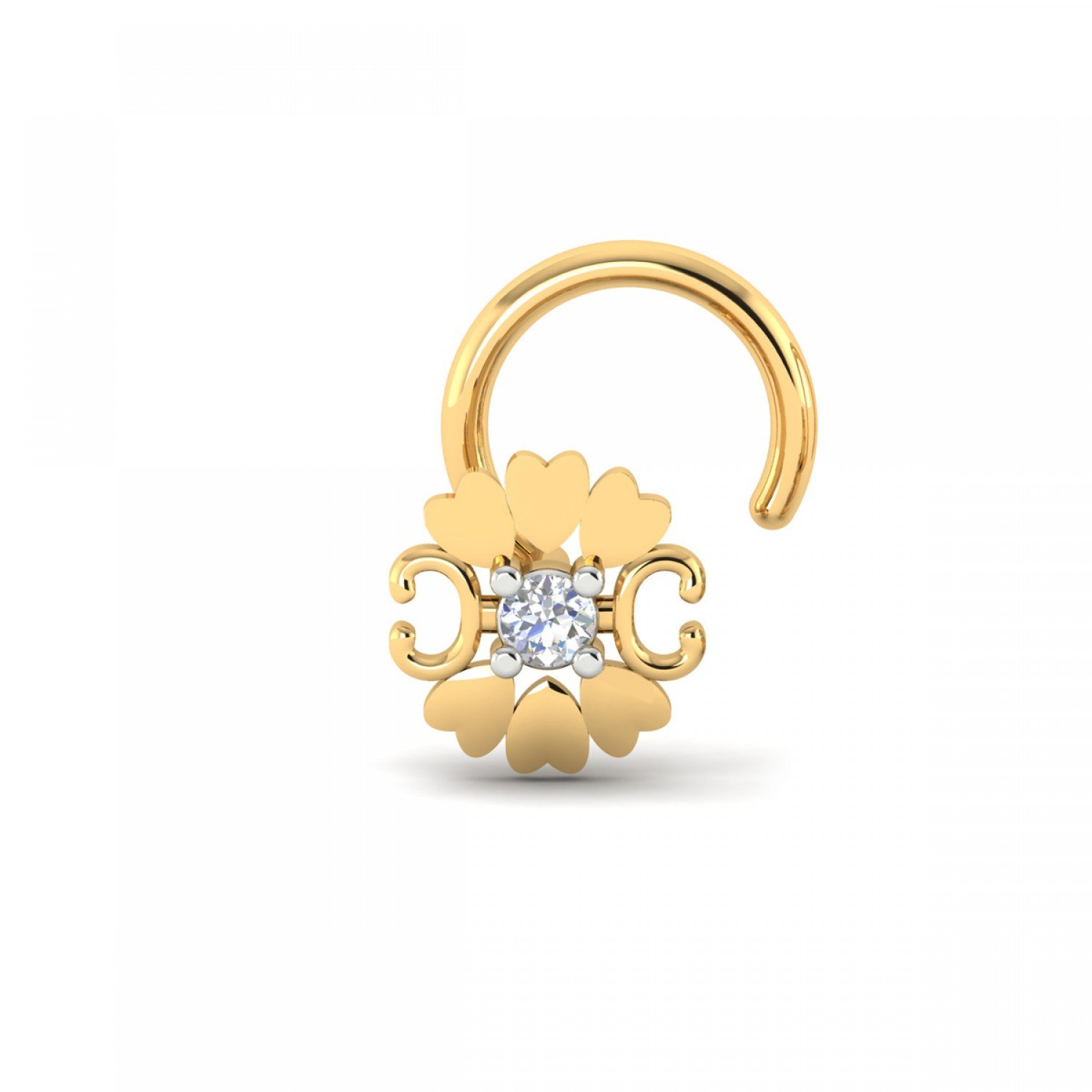 Aleeza Diamond Nose Pin