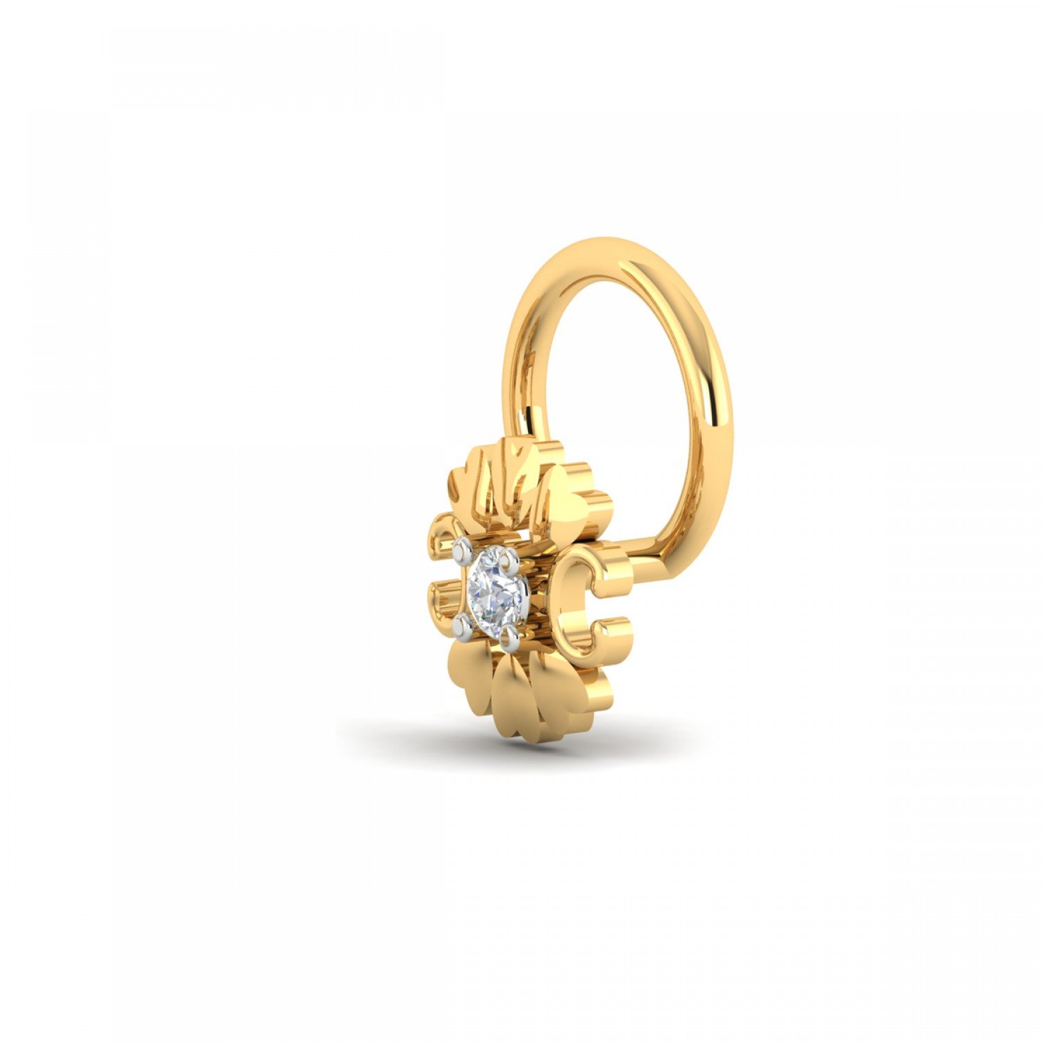 Aleeza Diamond Nose Pin