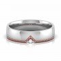 Folded Fan Diamond Band