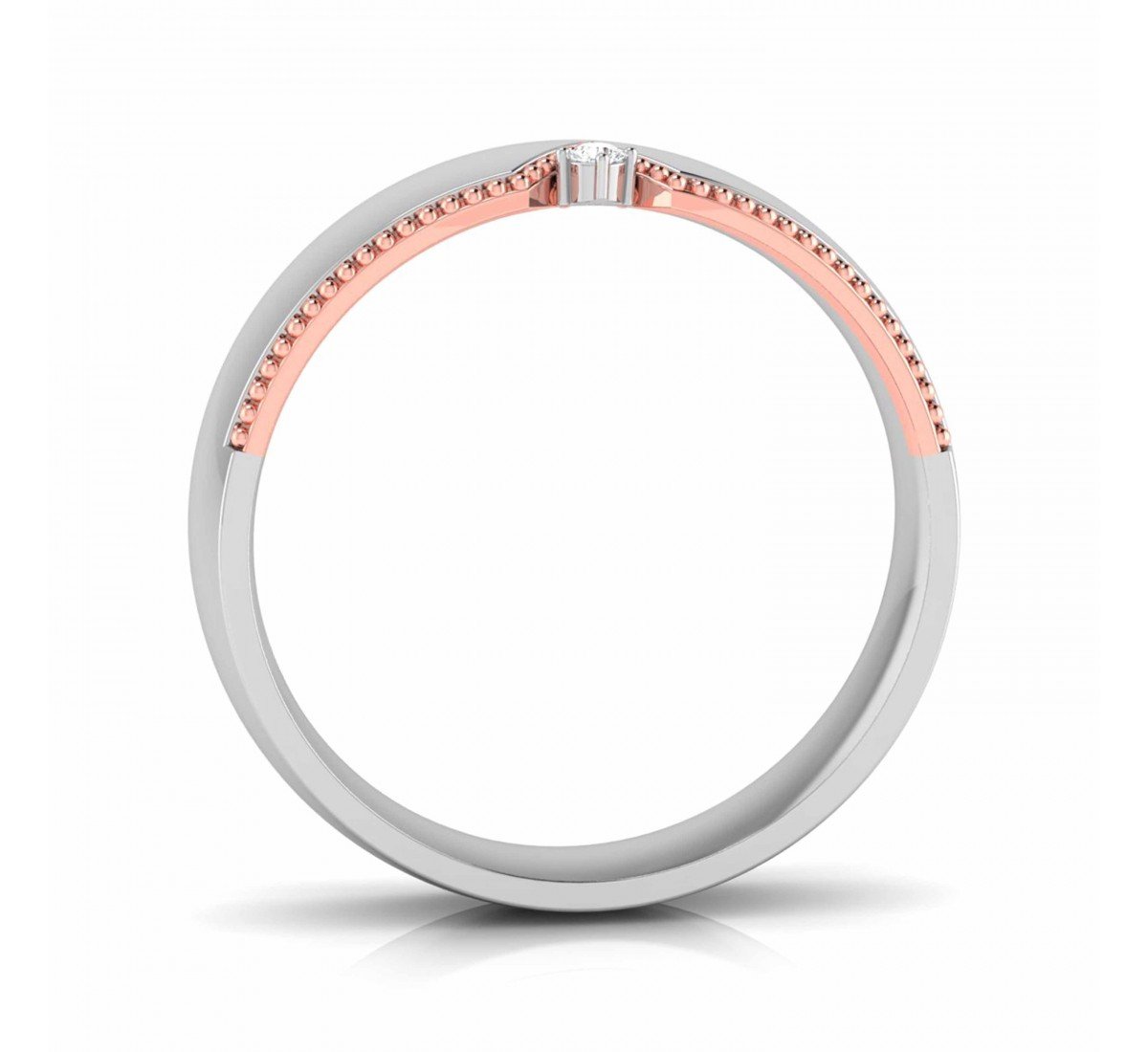 Folded Fan Diamond Band
