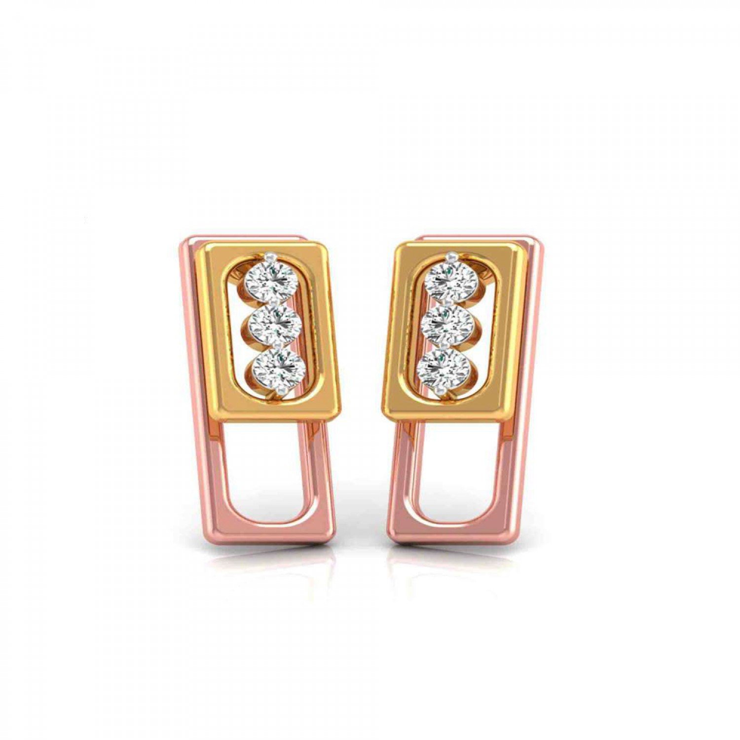 Curvaceous Diamond Earrings