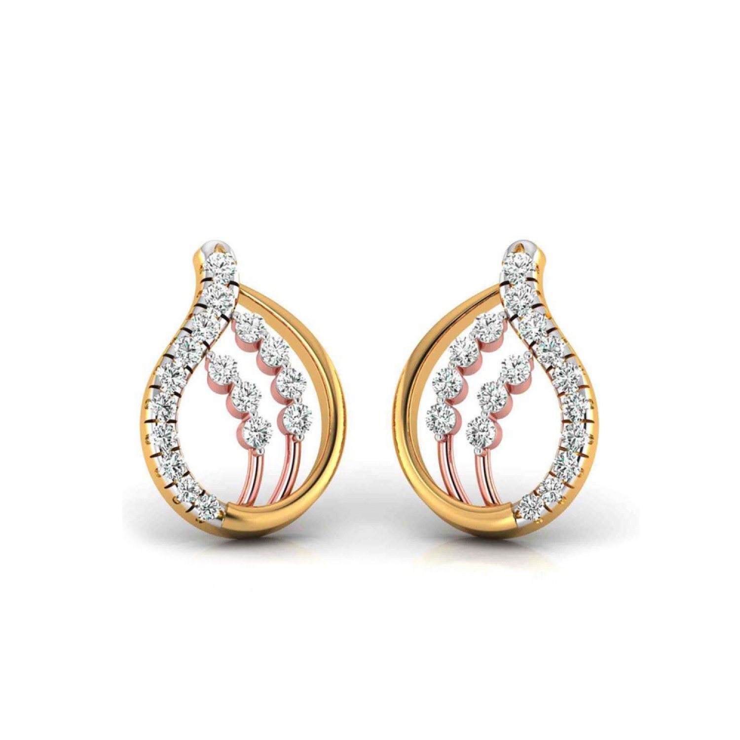 Zig Diamond Earrings