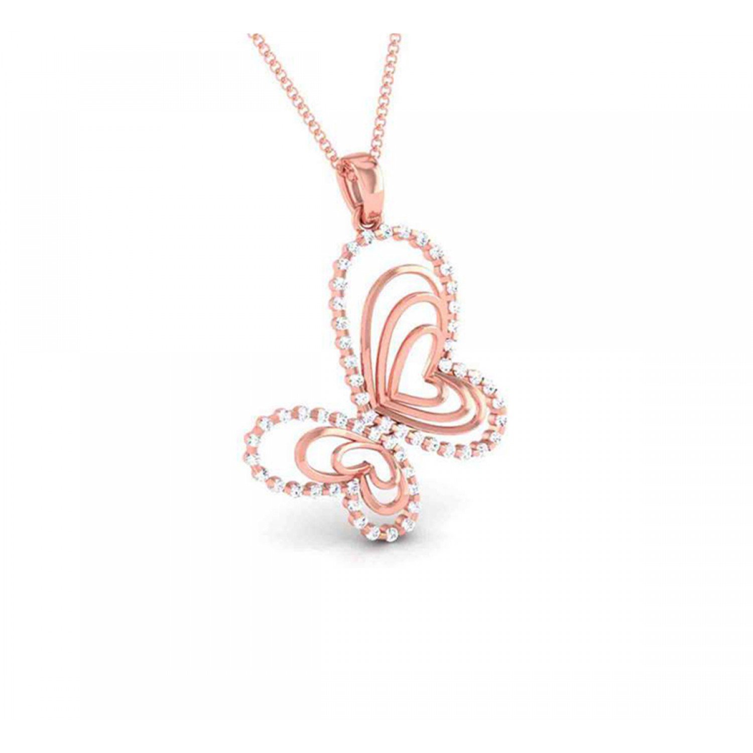 Ovate Adele Diamond Pendant Ovate Adele Diamond Pendant