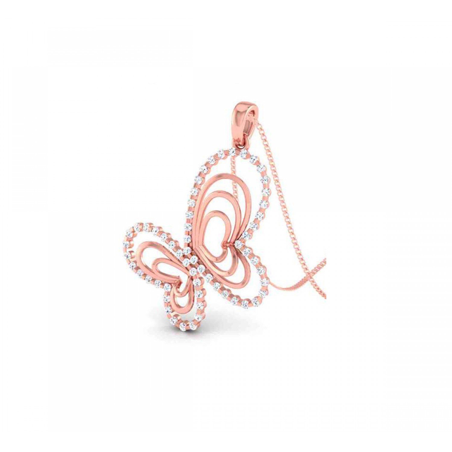 Ovate Adele Diamond Pendant Ovate Adele Diamond Pendant