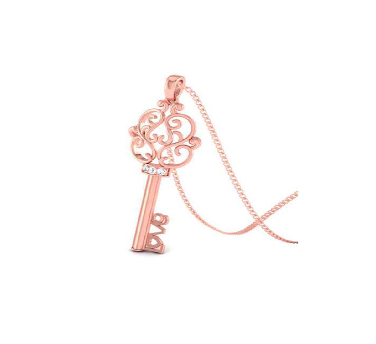 Petal Bloom Diamond Pendant