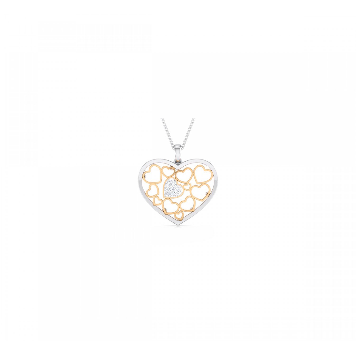 Lyla Clusters Diamond Pendent Lyla Clusters Diamond Pendent