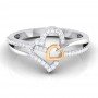 Tangled Heart Diamond Ring