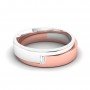 Scott Grooved Diamond Band