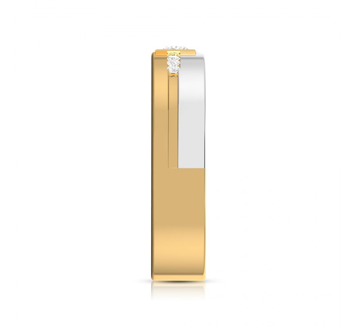 Lyla Contour Diamond Band