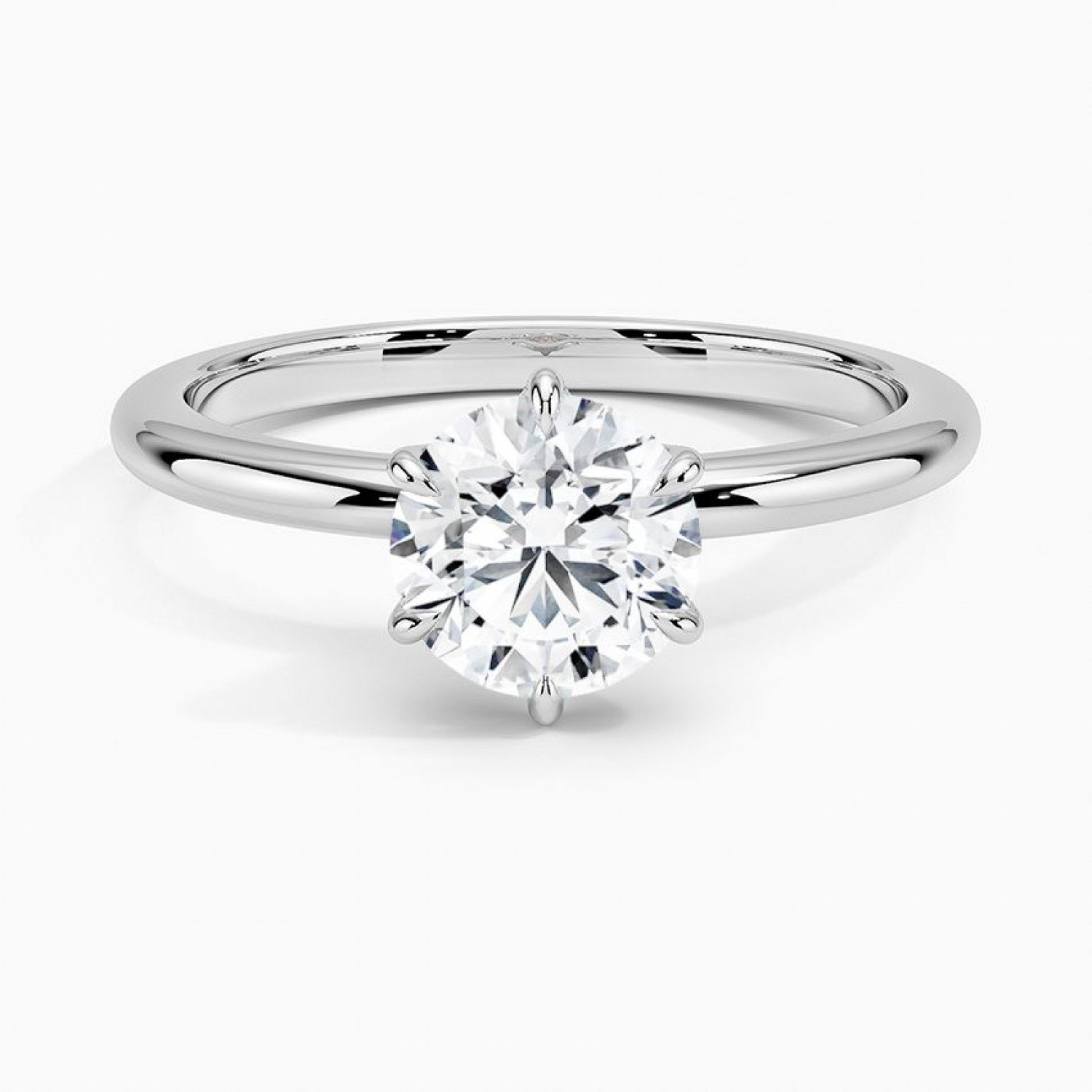 Sparkling Solitaire Lab Diamond Ring (1 carat)