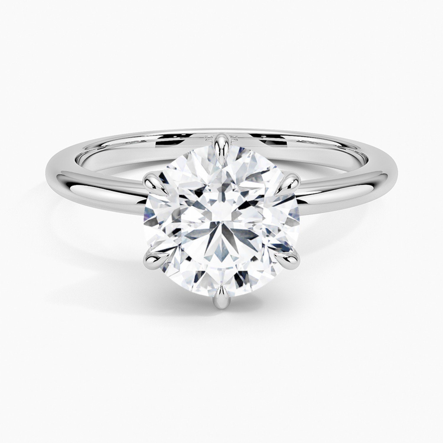 Chic Classic Lab Diamond Ring (2 carat)