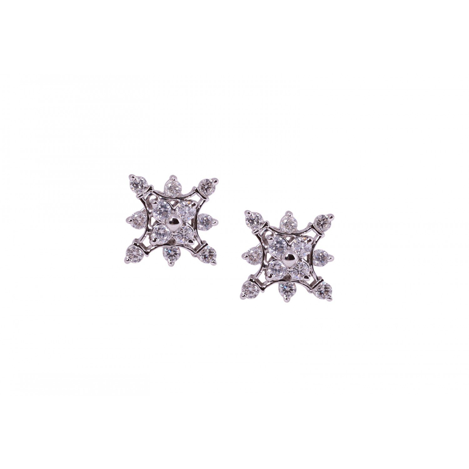 Amelia Stud Diamond Earrings