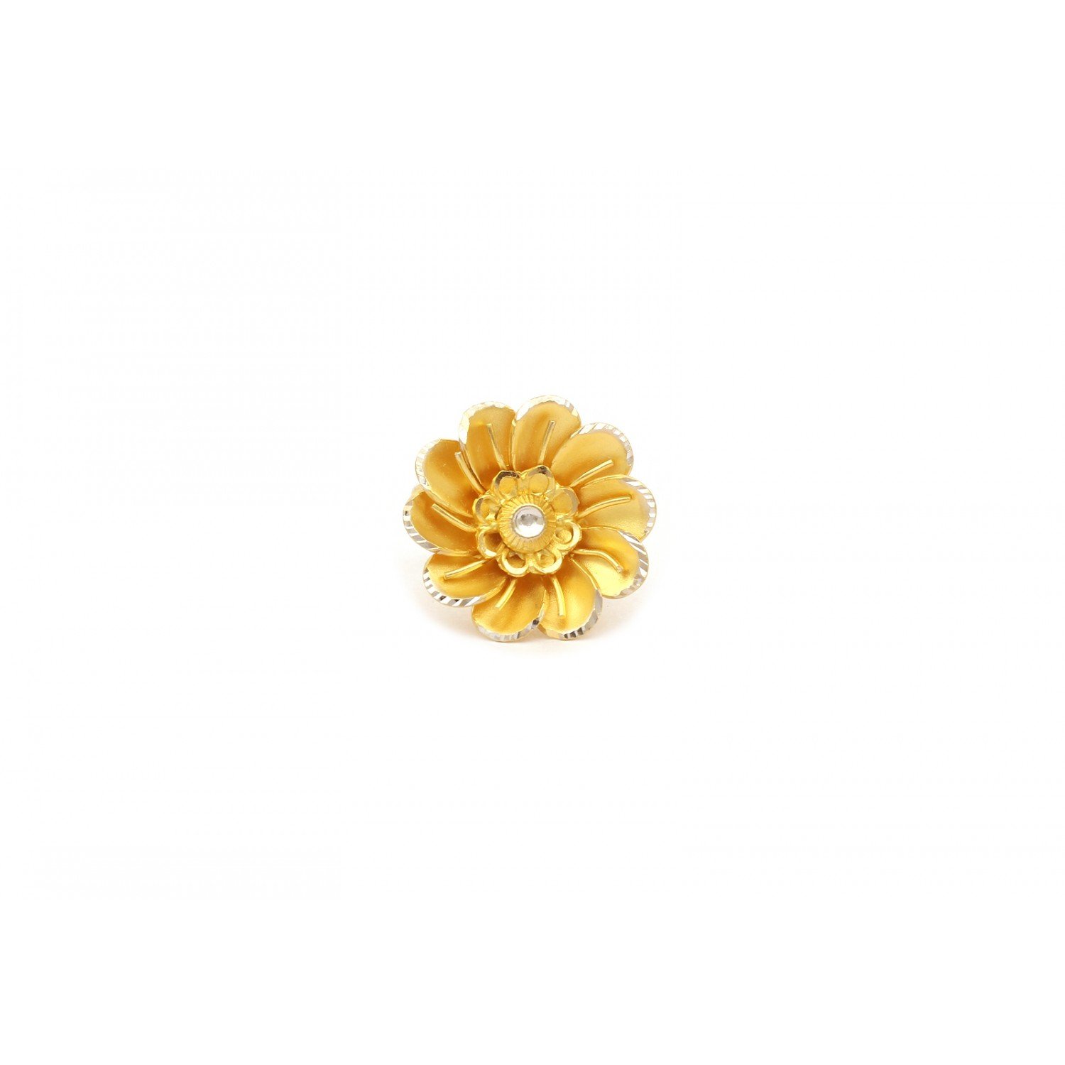 Grid Daisy Cutout Ring