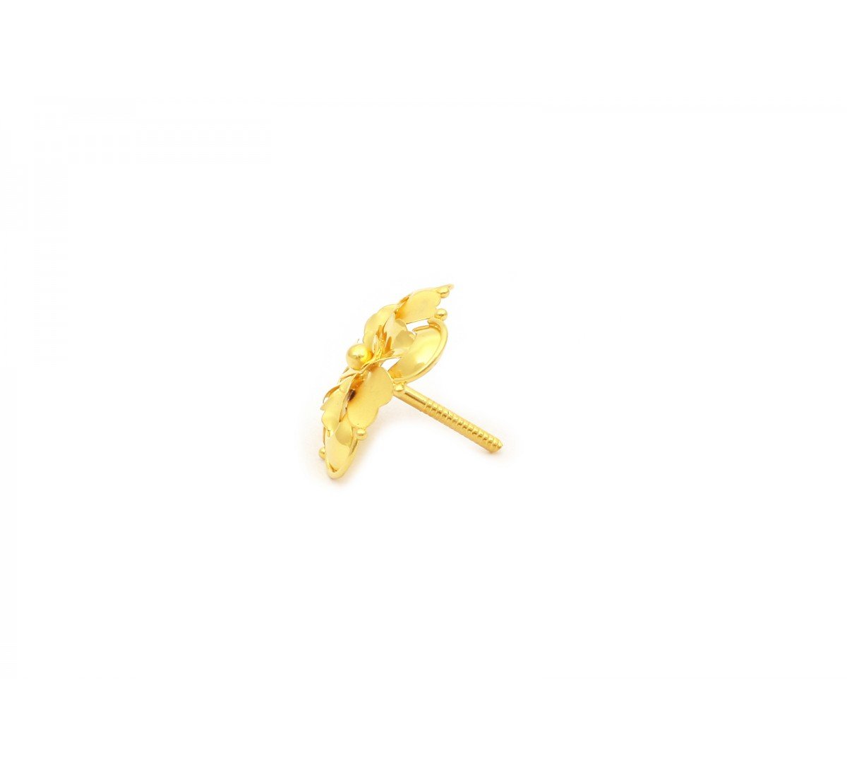 The Marcy Petal Gold Stud