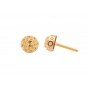 Azva Flutter Gold Stud