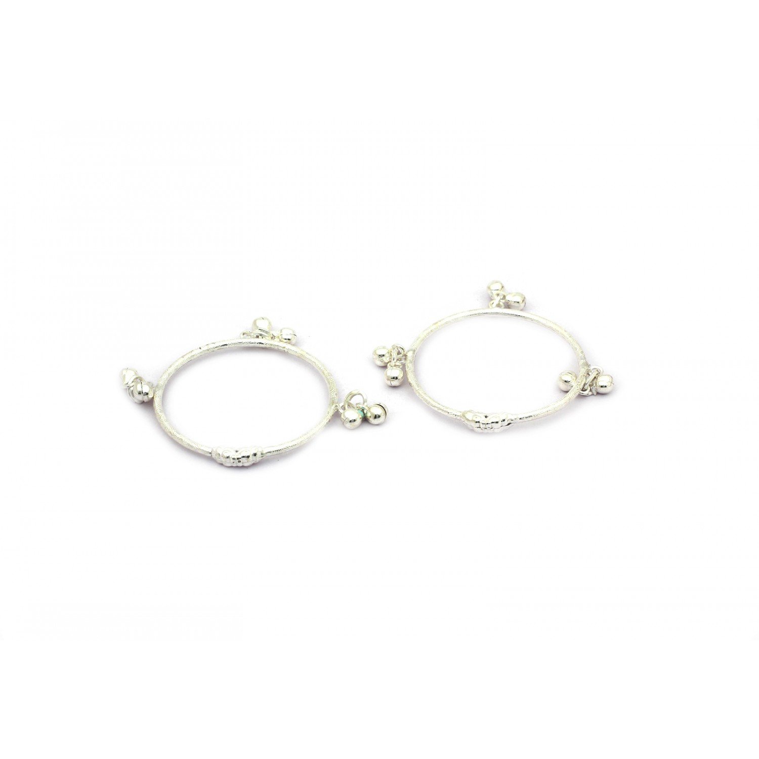 The Kyra Silver Baby Kada