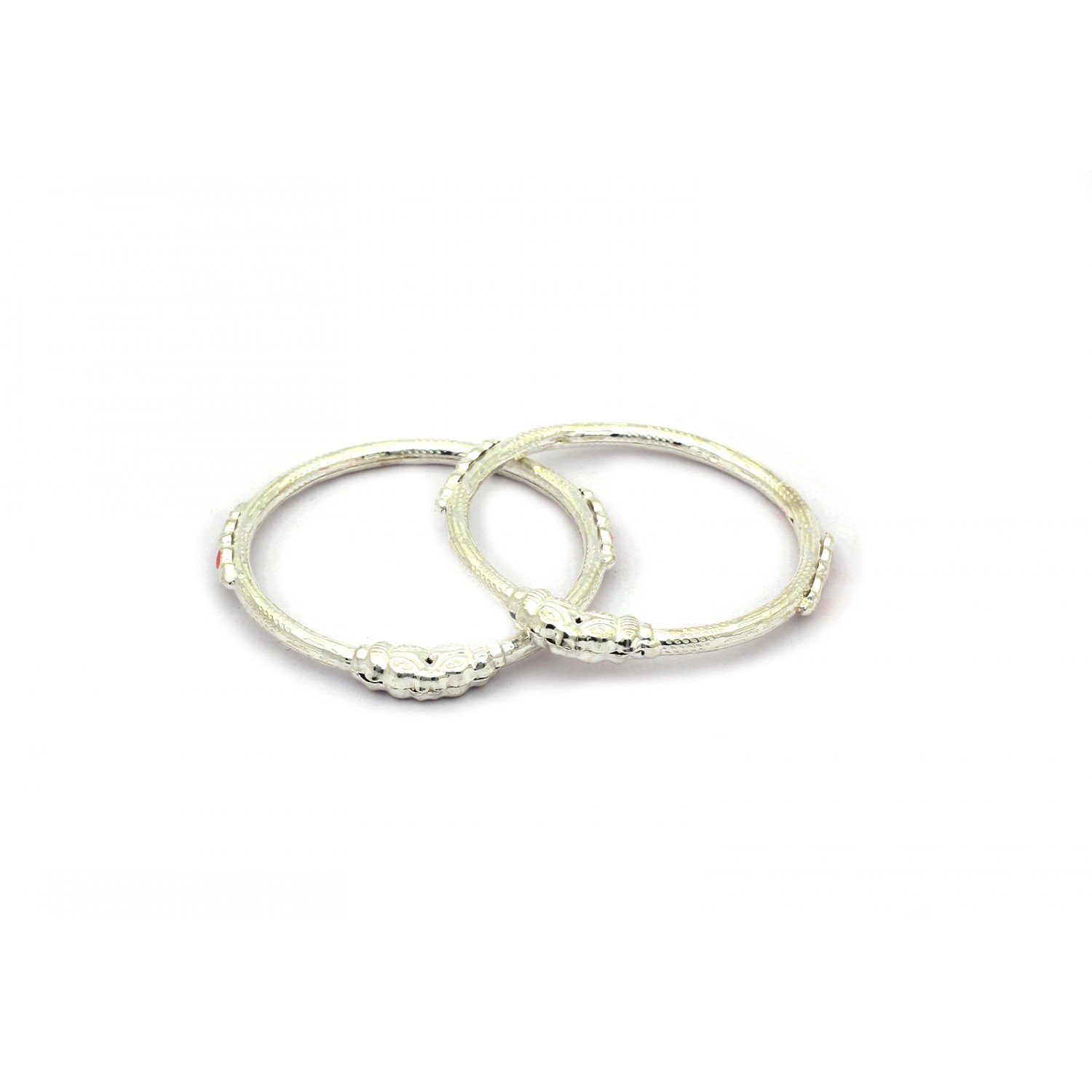 Ovate Adele Silver Baby Kada