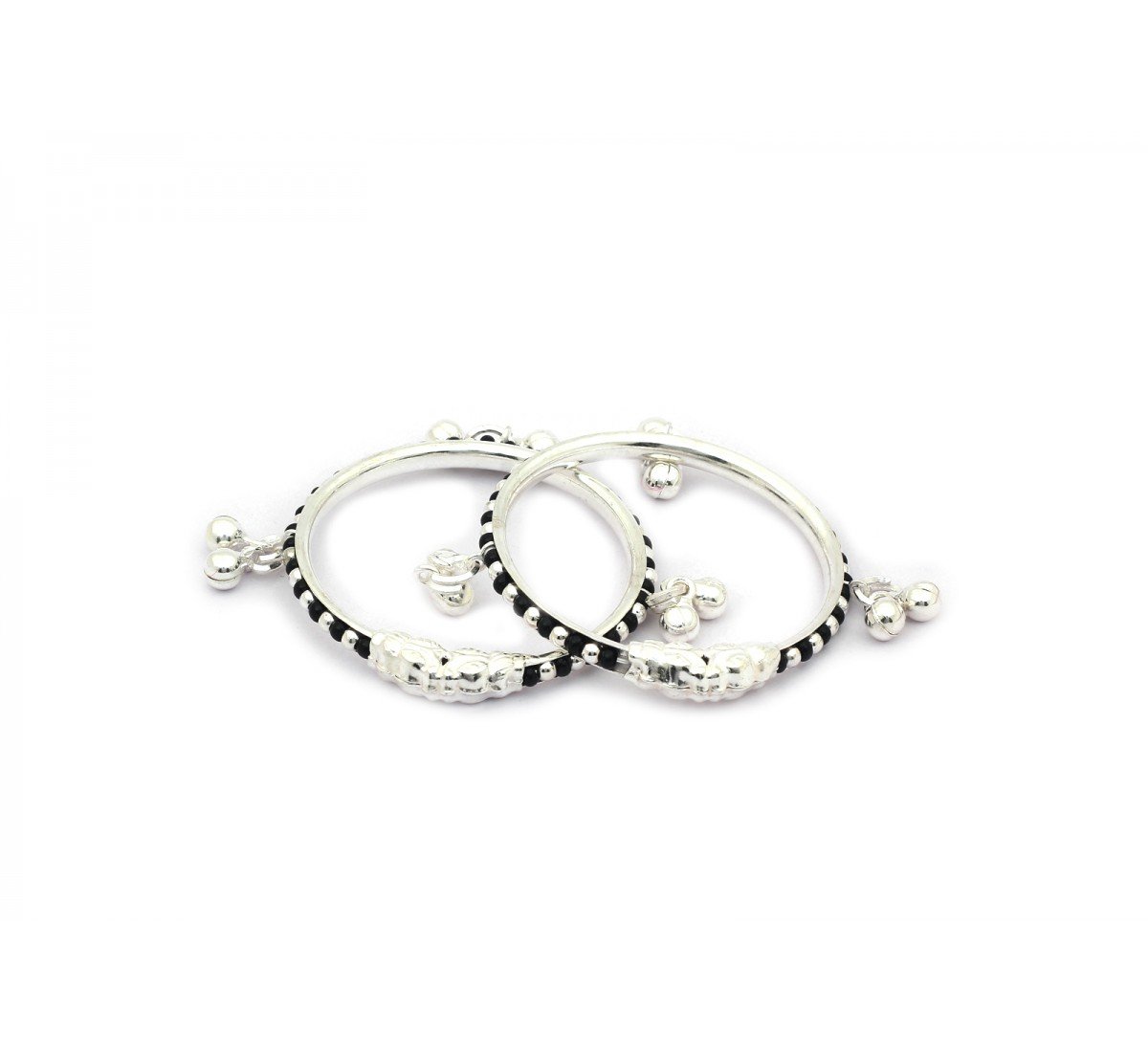 Zuri Dangling Silver Baby Kada