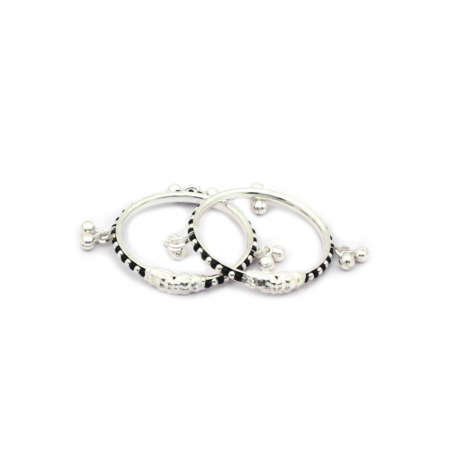 Zuri Dangling Silver Baby Kada