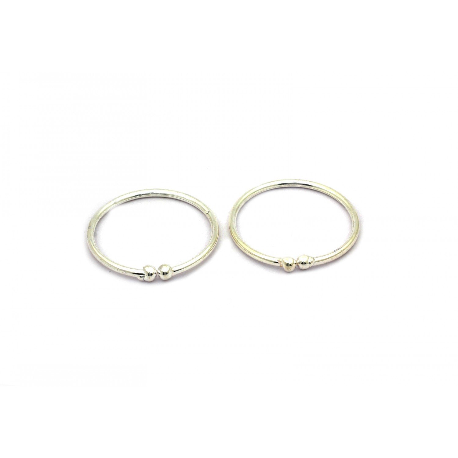 Karika Lattice Silver Baby Kada