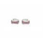 Karika Haze Silver Hoops