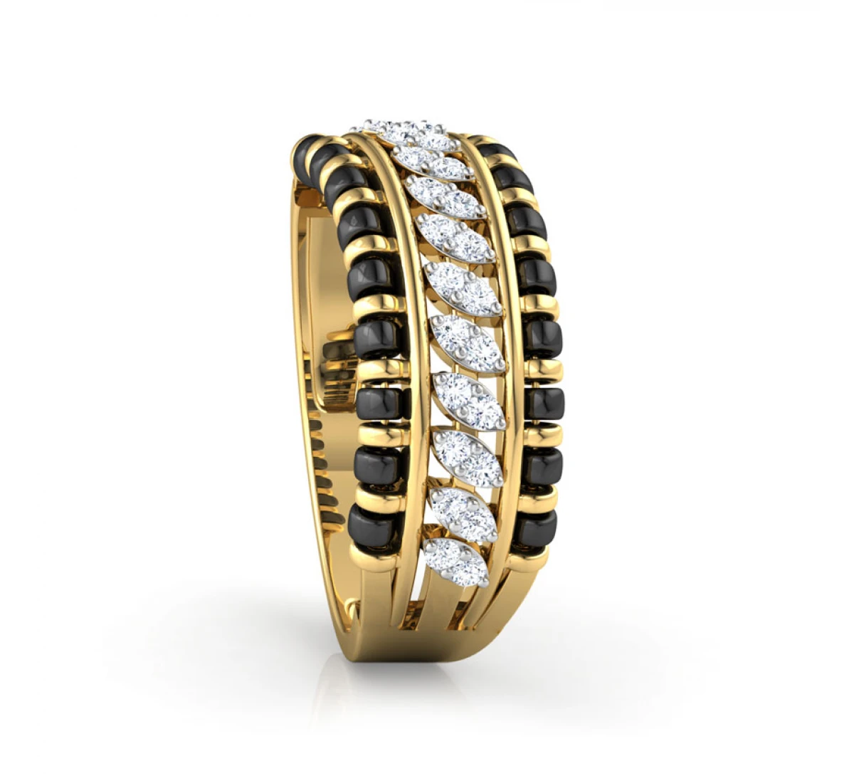 Olivia Mangalsutra Diamond Ring