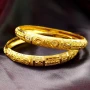 Whimsy Allure Gold Bangles